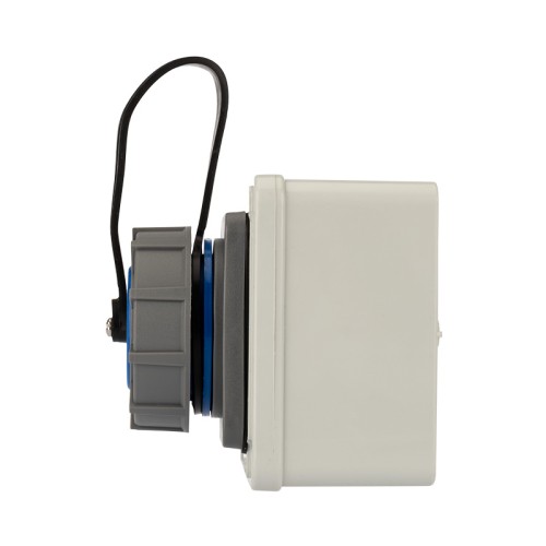 Розетка REXANT 111-125 настенная влагозащищенная с крышкой 16А, 2Р+РЕ - изображение 3