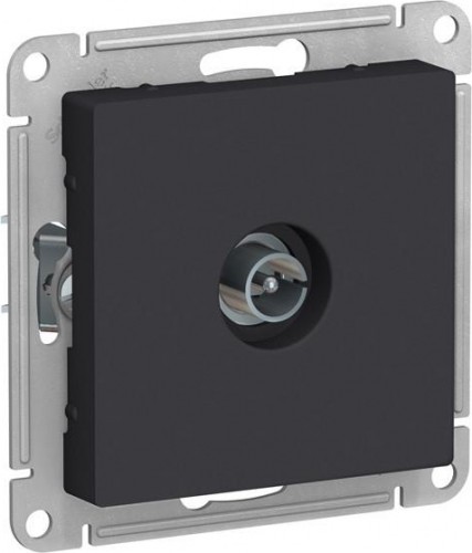 Розетка телевизионная Systeme Electric AtlasDesign ATN001093 TV коннектор, карбон ATN001093 - изображение 3