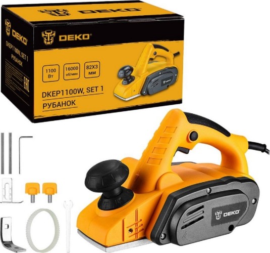 Рубанок сетевой DEKO DKEP1100W SET1 083-1074 - изображение 4