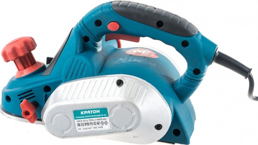 Рубанок сетевой КРАТОН EP-02 3 10 01 007 - изображение 2