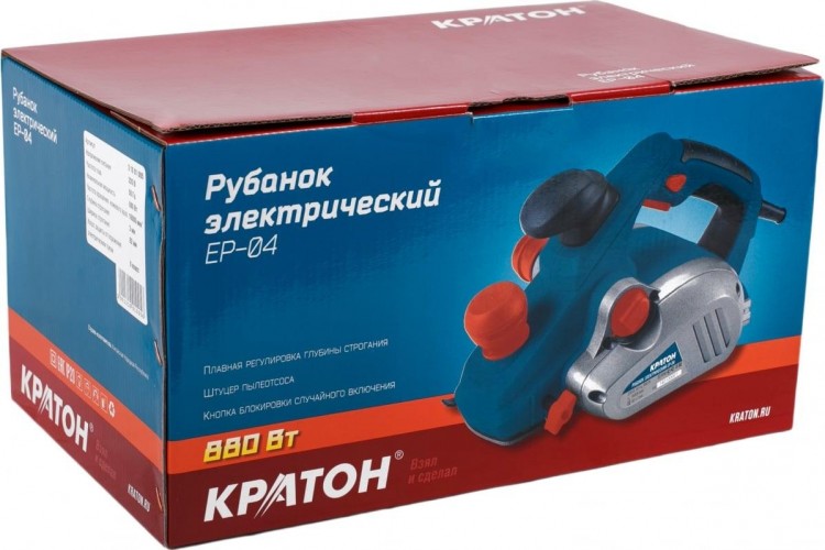 Рубанок сетевой КРАТОН EP-04 3 10 01 005 - изображение 4