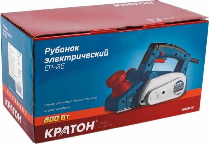 Рубанок сетевой КРАТОН EP-06 3 10 01 008 - изображение 5
