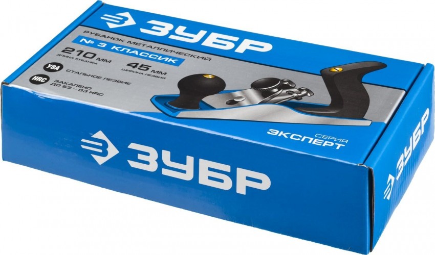 Рубанок столярный ЗУБР ЭКСПЕРТ № 3 металлический 210х55 мм 18500 - изображение 5