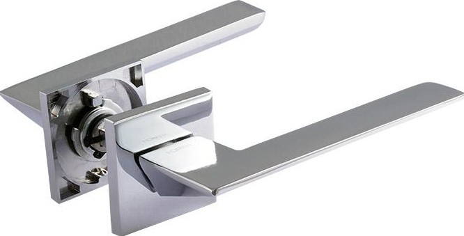 Ручка дверная НОРА-М 130K Slim "Хром" 18613