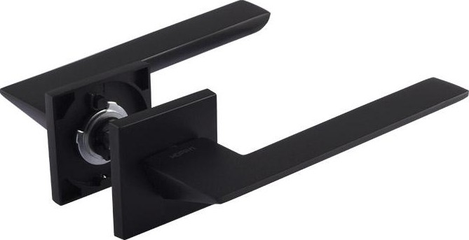 Ручка дверная НОРА-М 130K Slim "Черная" 18616