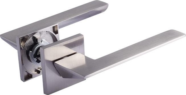 Ручка дверная НОРА-М 130K Slim "Матовый никель" 18614