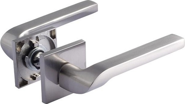 Ручка дверная НОРА-М 131K Slim "Матовый никель" 18619