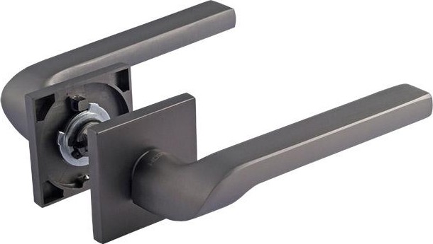 Ручка дверная НОРА-М 131K Slim "Графит" 18620