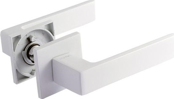 Ручка дверная НОРА-М 132K Slim "Белая" 18627