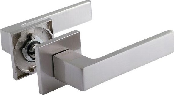 Ручка дверная НОРА-М 132K Slim "Матовый никель" 18624