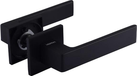 Ручка дверная НОРА-М 132K Slim "Черная" 18626