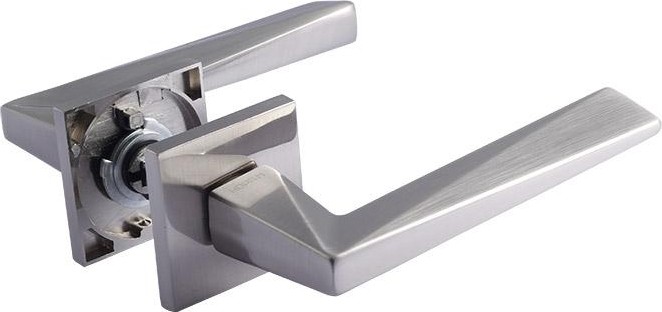 Ручка дверная НОРА-М 133K Slim "Матовый никель" 18629