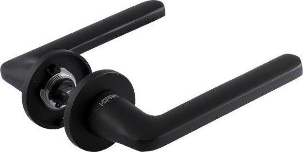 Ручка дверная НОРА-М 134А Slim "Черная" 18636