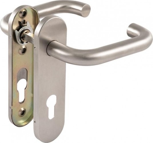 Ручка дверная НОРА-М ПП-02-72 мм противопожарная "Нержавеющая сталь" 18498