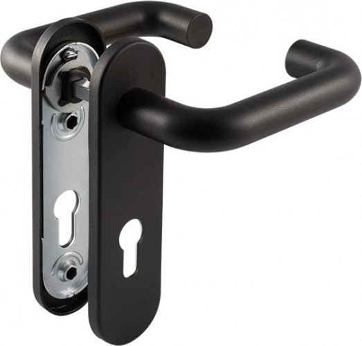 Ручка дверная НОРА-М ПП-02-72 мм противопожарная "Черная" 18556