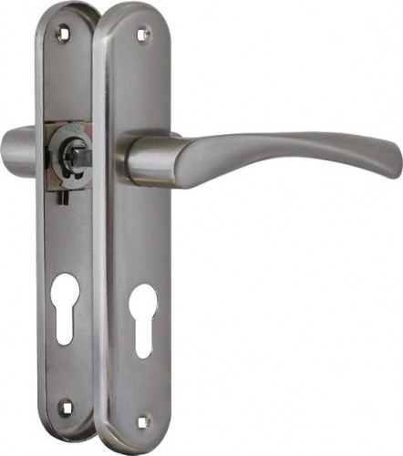 Ручка на планке НОРА-М 100-62 мм комплект "Матовый хром/Хром" 17002