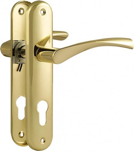 Ручка на планке НОРА-М 100-70 мм комплект "Золото" 11979