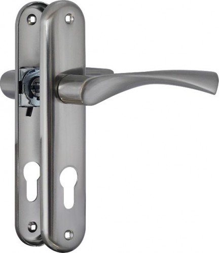 Ручка на планке НОРА-М 100-70 мм комплект "Матовый никель" 8696