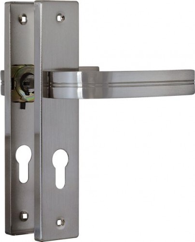 Ручка на планке НОРА-М 106-62 мм комплект "Матовый хром/Хром" 17003