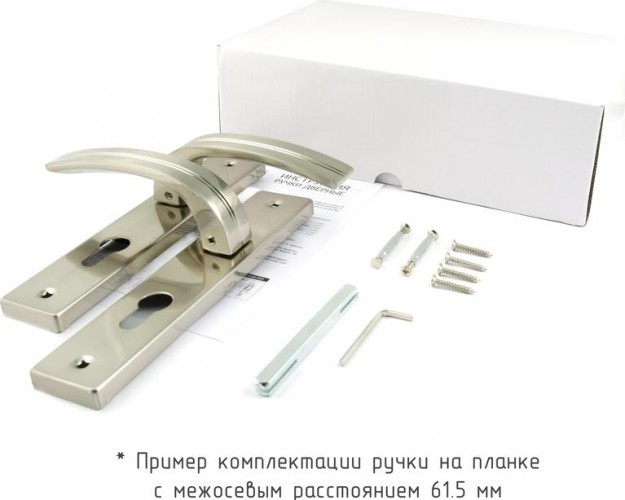 Ручка на планке НОРА-М 106-62 мм комплект "Хром" 17006 - изображение 2