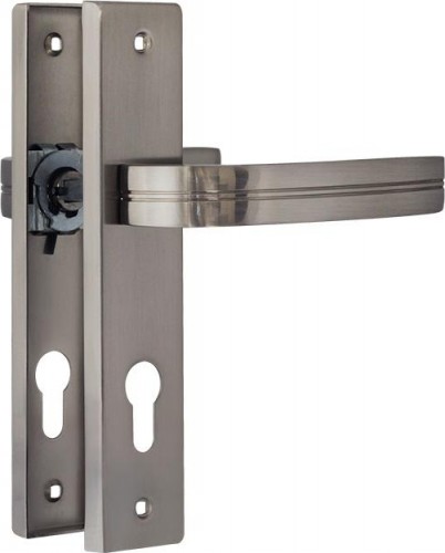 Ручка на планке НОРА-М 106-70 мм комплект "Матовый никель" 17012