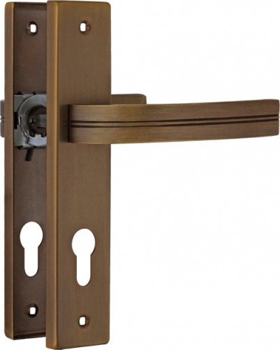 Ручка на планке НОРА-М 106-70 мм комплект "Матовый кофе" 17088