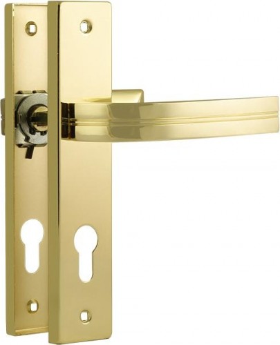 Ручка на планке НОРА-М 106-70 мм комплект "Золото" 16991