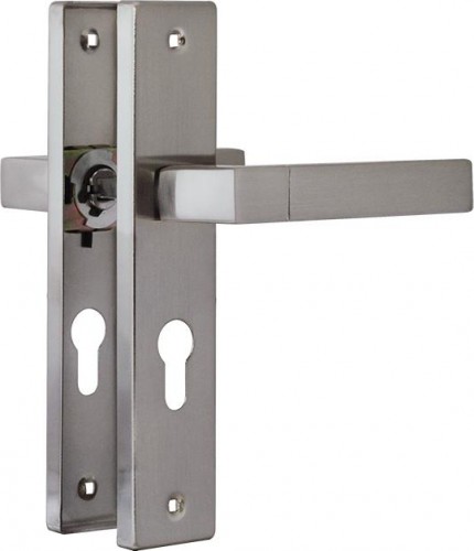 Ручка на планке НОРА-М 109-55 мм комплект "Матовый хром/Хром" 16905