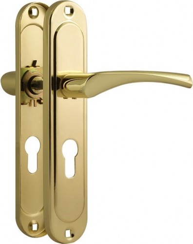 Ручка на планке НОРА-М 710-55 мм комплект "Золото" 16964