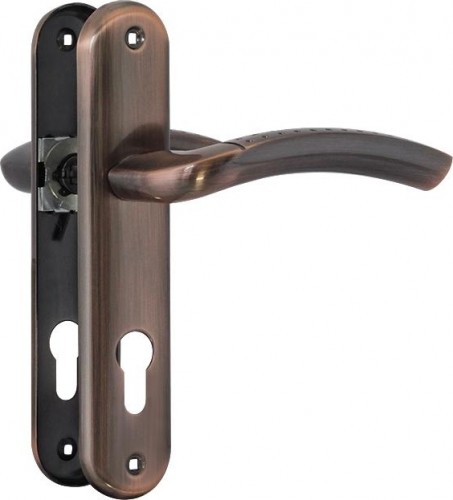 Ручка на планке НОРА-М 96-70 мм комплект "Старая медь" 11968