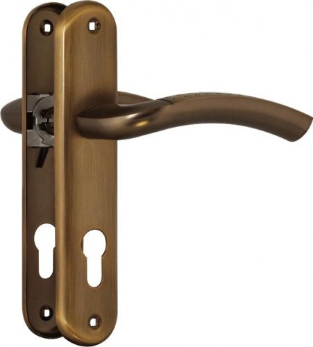 Ручка на планке НОРА-М 96-70 мм комплект "Матовый кофе" 16194