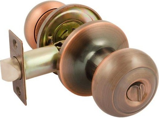 Ручка защелка кноб НОРА-М Н "Старая медь" фиксатор 15723