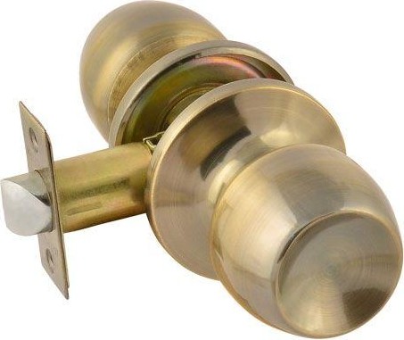 Ручка защелка кноб НОРА-М ЗР1 "Старая бронза" без запирания 15598