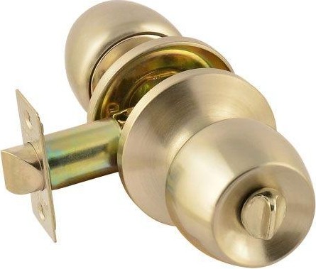 Ручка защелка кноб НОРА-М ЗР1 "Матовый никель" фиксатор 15588