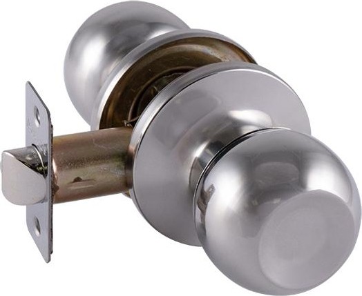 Ручка защелка кноб НОРА-М ЗШ ISPARUS "Хром"без запирания 16803