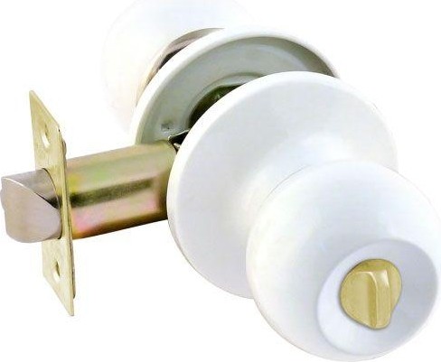 Ручка защелка кноб НОРА-М ЗШ-STD "Белая" фиксатор 5316