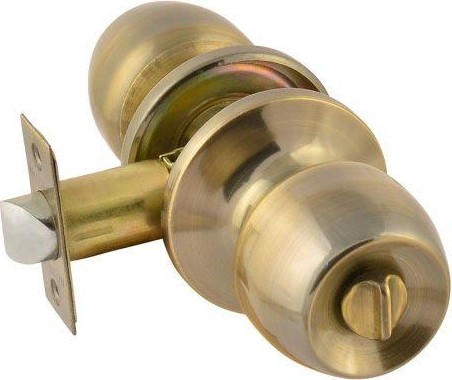 Ручка защелка кноб НОРА-М ЗР1 "Старая бронза" фиксатор 15589