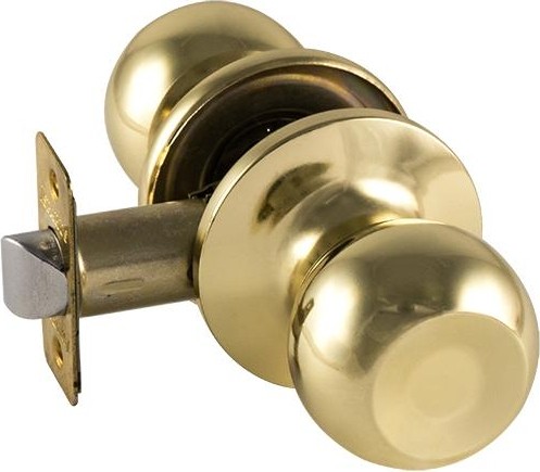 Ручка защелка кноб НОРА-М ЗШ ISPARUS "Золото"без запирания 16798