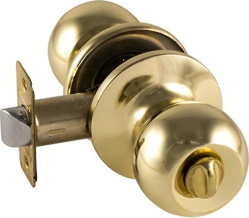 Ручка защелка кноб НОРА-М ЗШ ISPARUS "Золото" фиксатор 16792