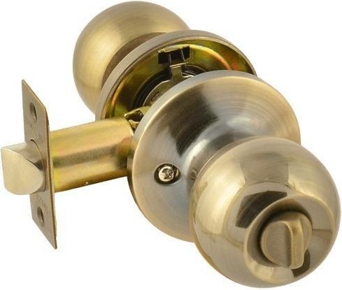 Ручка защелка кноб НОРА-М ЗШ-STD "Старая бронза" фиксатор 13747