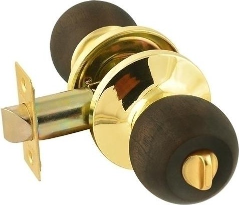 Ручка защелка кноб НОРА-М ЗШ-STD "Темное дерево" фиксатор 6450