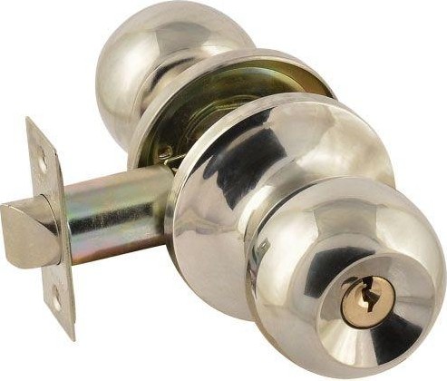 Ручка защелка кноб НОРА-М ЗШ-STD "Хром" ключ/фиксатор 13742