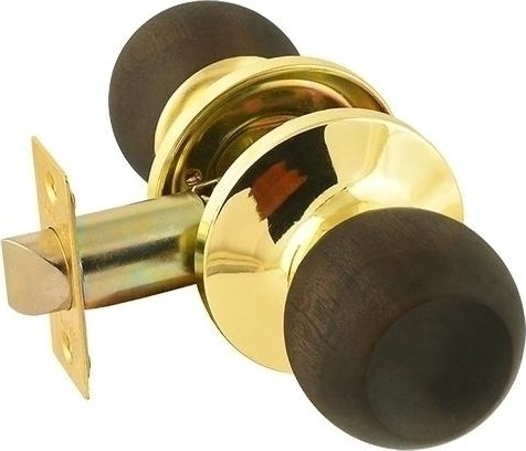 Ручка защелка кноб НОРА-М ЗШ-STD "Темное дерево" без запирания 6452