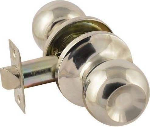 Ручка защелка кноб НОРА-М ЗШ-STD "Хром" без запирания 13754