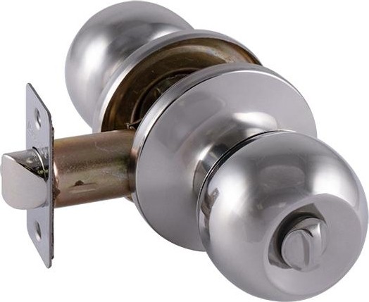 Ручка защелка кноб НОРА-М ЗШ ISPARUS "Хром" фиксатор 16797