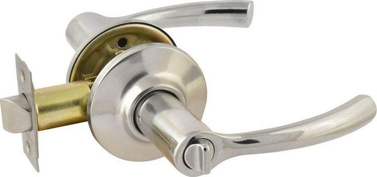 Ручка защелка НОРА-М ТТ1 межкомнатная "Хром" фиксатор 15802