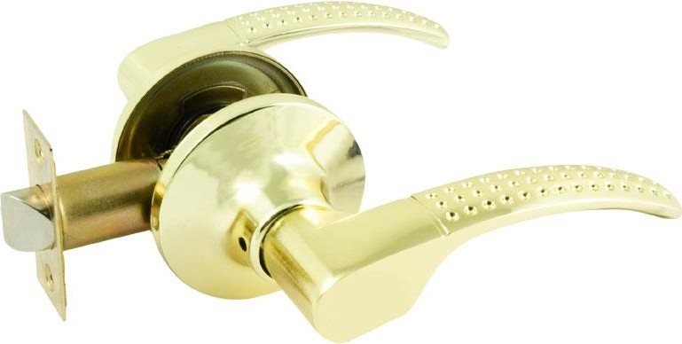 Ручка защелка НОРА-М ТТ15-STD межкомнатная "Золото" без запирания 16760