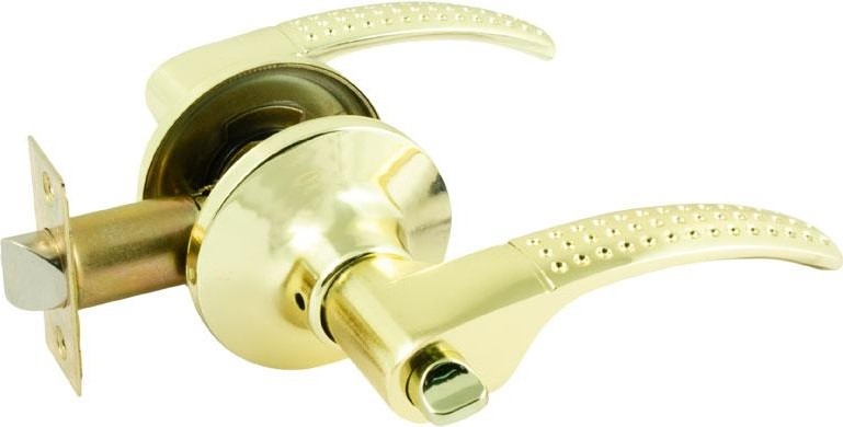 Ручка защелка НОРА-М ТТ15-STD межкомнатная "Золото" фиксатор 16756