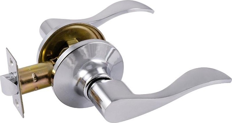 Ручка защелка НОРА-М ЗВ1 ISPARUS межкомнатная "Хром"  без запирания 16943