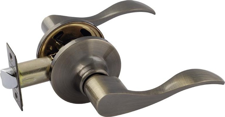 Ручка защелка НОРА-М ЗВ1 ISPARUS межкомнатная "Старая бронза"  без запирания 16937